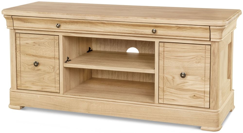 Product photograph of Clemence Richard Moreno Oak Medium Tv Unit from Choice Furniture Superstore.