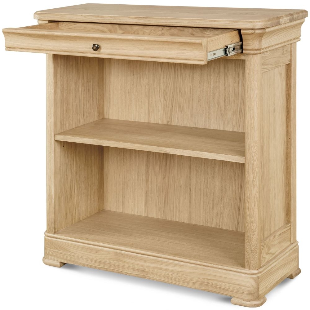 Product photograph of Clemence Richard Moreno Oak Large Bookcase from Choice Furniture Superstore.