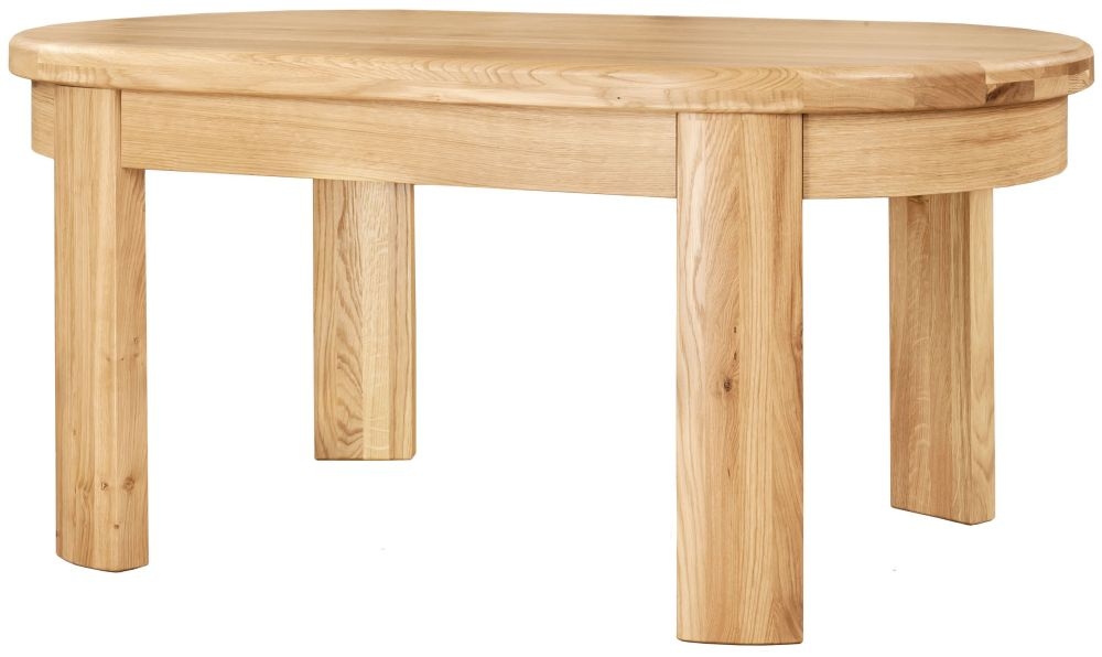 Product photograph of Clemence Richard Sorento Oak Coffee Table from Choice Furniture Superstore.