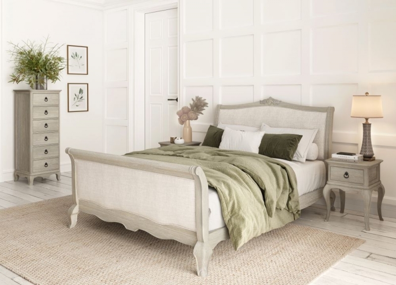 Product photograph of Willis And Gambier Camille Oak High Foot End Bedstead from Choice Furniture Superstore.