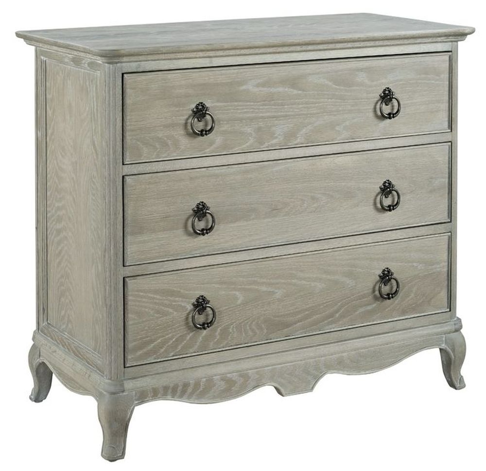 Product photograph of Willis And Gambier Camille Oak 3 Drawer Chest from Choice Furniture Superstore.