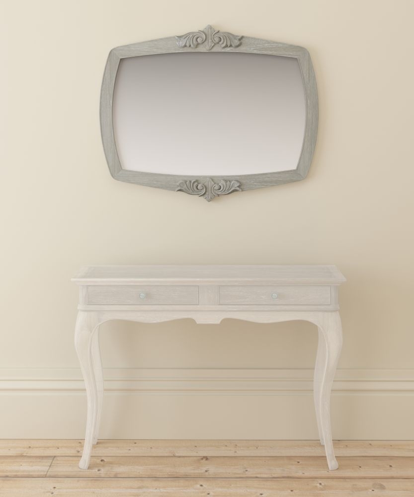 Product photograph of Willis And Gambier Camille Oak Rectangular Wall Mirror from Choice Furniture Superstore.