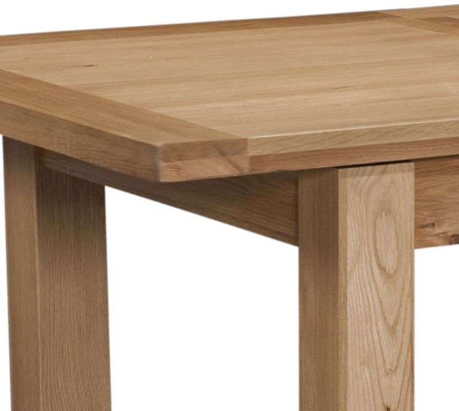 Product photograph of Appleby Oak 4-6 Seater Extending Dining Table With One Extensions from Choice Furniture Superstore.