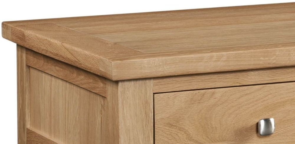 Product photograph of Appleby Oak Storage Coffee Table from Choice Furniture Superstore.