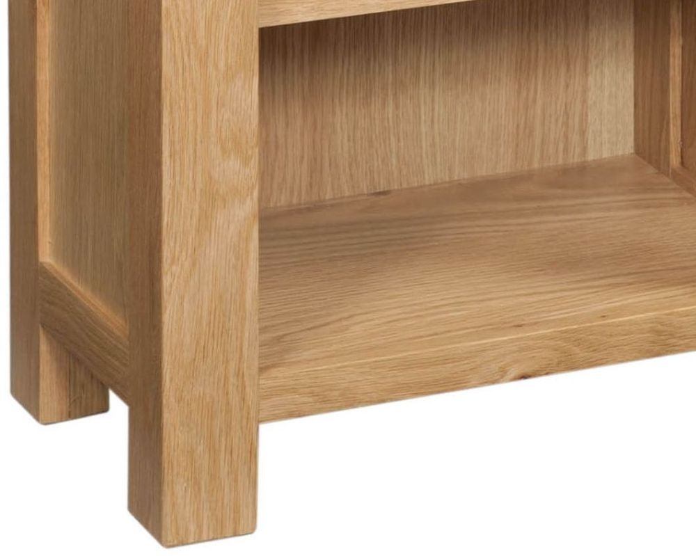 Product photograph of Appleby Oak Small Bookcase from Choice Furniture Superstore.