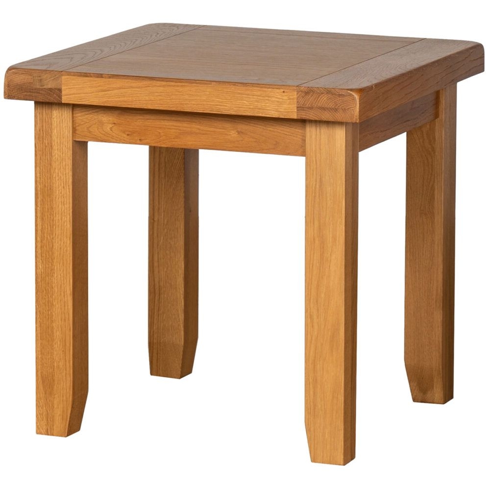 Product photograph of Oakland Oak Lamp Table from Choice Furniture Superstore.