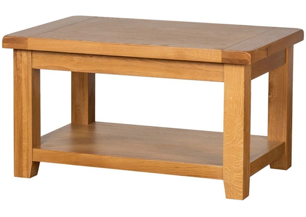 Product photograph of Oakland Oak Coffee Table from Choice Furniture Superstore.