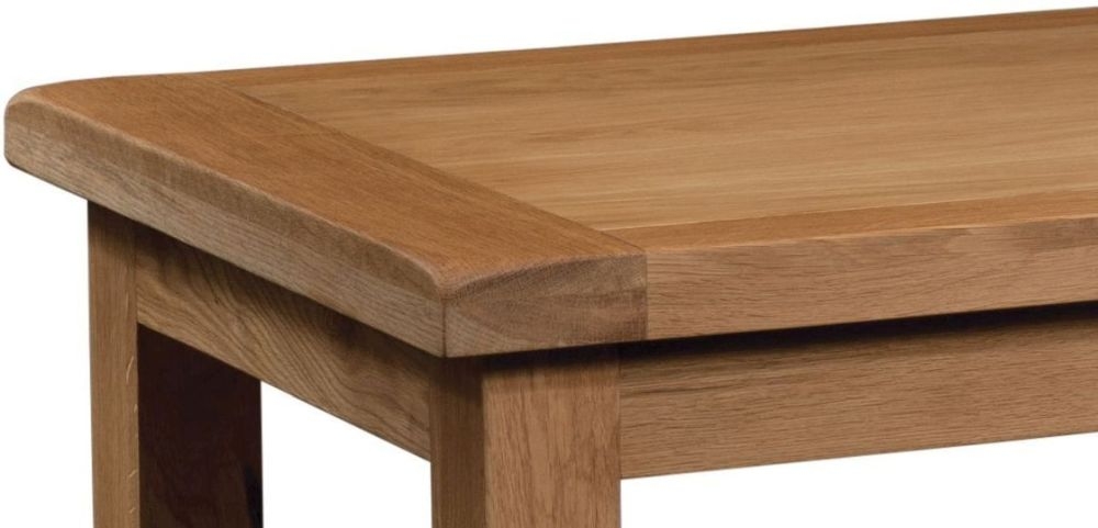 Product photograph of Somerset Oak Large Coffee Table from Choice Furniture Superstore.