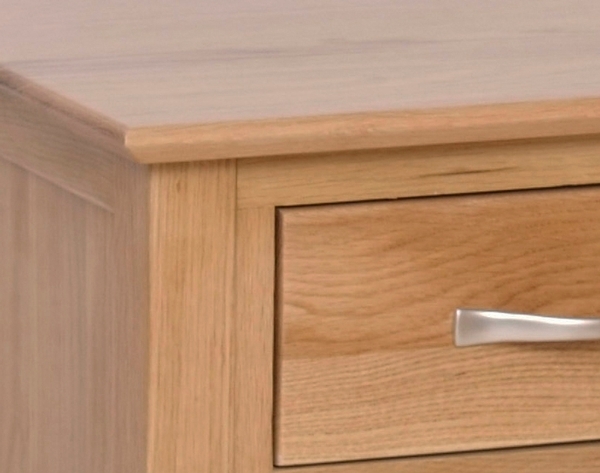Product photograph of Nimbus Oak Bedside Table from Choice Furniture Superstore.