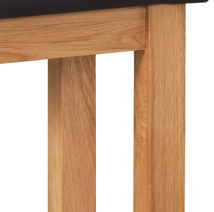Product photograph of Nimbus Oak Dressing Table Stool from Choice Furniture Superstore.