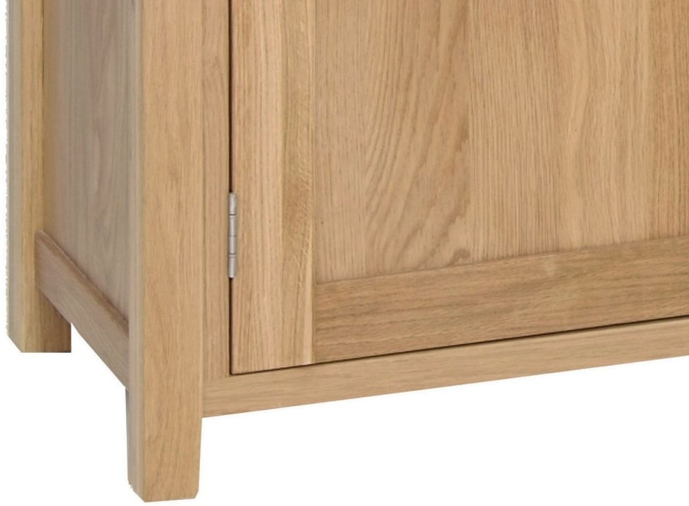 Product photograph of Nimbus Oak 3 Door Large Sideboard from Choice Furniture Superstore.