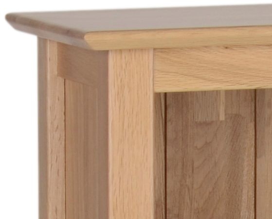 Product photograph of Nimbus Oak High Bookcase from Choice Furniture Superstore.