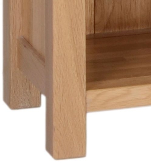 Product photograph of Nimbus Oak Narrow Bookcase from Choice Furniture Superstore.