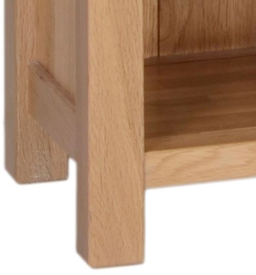 Product photograph of Nimbus Oak Narrow High Bookcase from Choice Furniture Superstore.