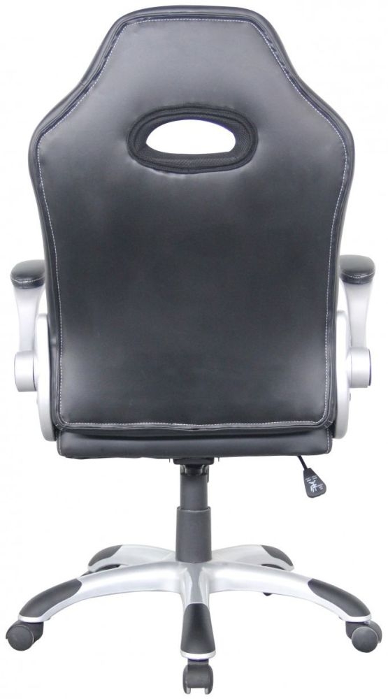 Product photograph of Alphason Talladega Black And Red Leather Racing Style Executive Chair - Aoc8211r from Choice Furniture Superstore.