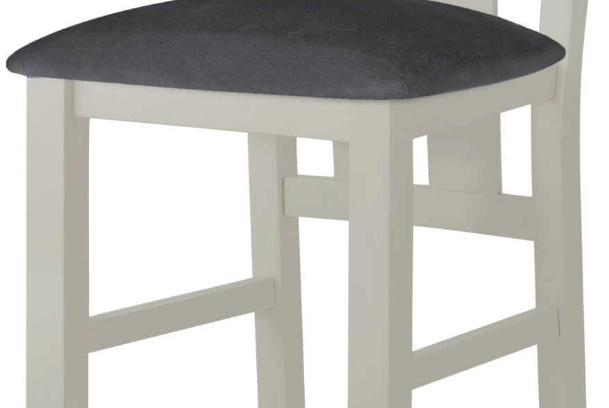 Product photograph of Portland Dining Chair Sold In Pairs - Comes In Stone Painted Ivory White Painted from Choice Furniture Superstore.