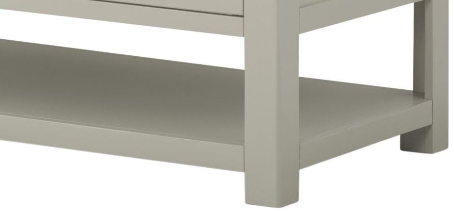 Product photograph of Portland Stone Painted 2 Drawer Coffee Table from Choice Furniture Superstore.