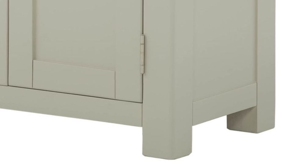 Product photograph of Portland Stone Painted 2 Door Hall Cabinet from Choice Furniture Superstore.