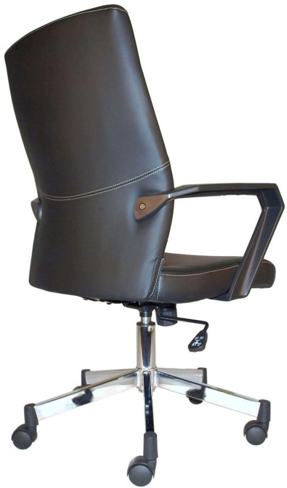 Product photograph of Alphason Brooklyn Faux Leather Operator Desk Chair - Black - Aoc3122-blk from Choice Furniture Superstore.