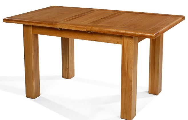 Product photograph of Arles Oak Dining Table Seats 4 To 6 Diners 120cm To 150cm Extending Rectangular Top from Choice Furniture Superstore.