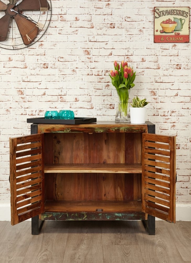 Product photograph of Urban Chic Reclaimed 2 Door Sideboard from Choice Furniture Superstore.