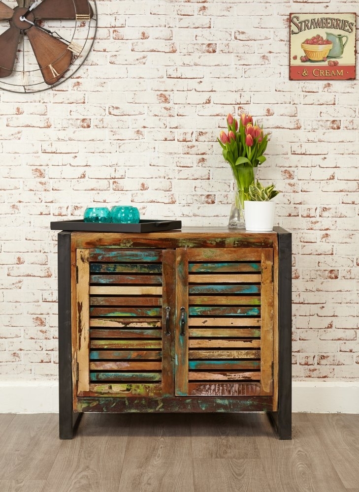 Product photograph of Urban Chic Reclaimed 2 Door Sideboard from Choice Furniture Superstore.