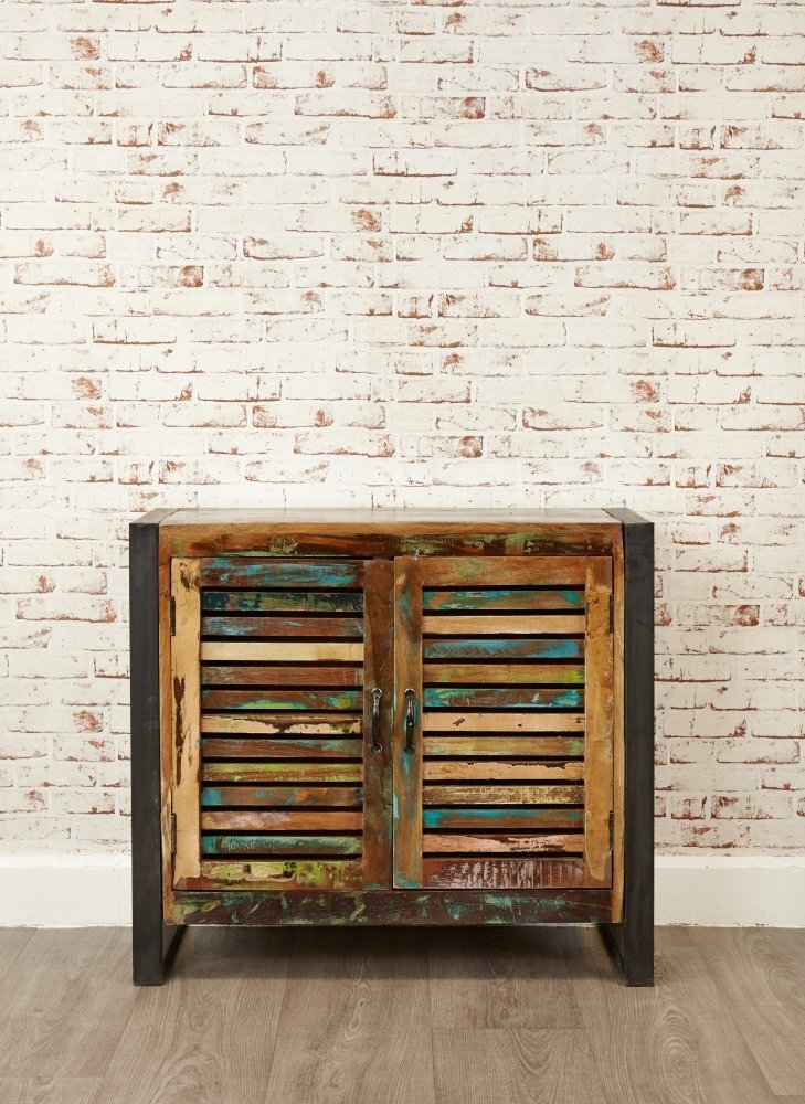 Product photograph of Urban Chic Reclaimed 2 Door Sideboard from Choice Furniture Superstore.