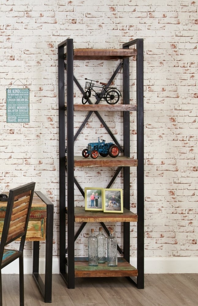 Product photograph of Urban Chic Reclaimed Alcove Bookcase from Choice Furniture Superstore.