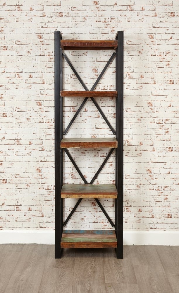 Product photograph of Urban Chic Reclaimed Alcove Bookcase from Choice Furniture Superstore.