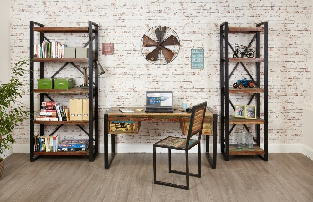 Product photograph of Urban Chic Reclaimed Alcove Bookcase from Choice Furniture Superstore.