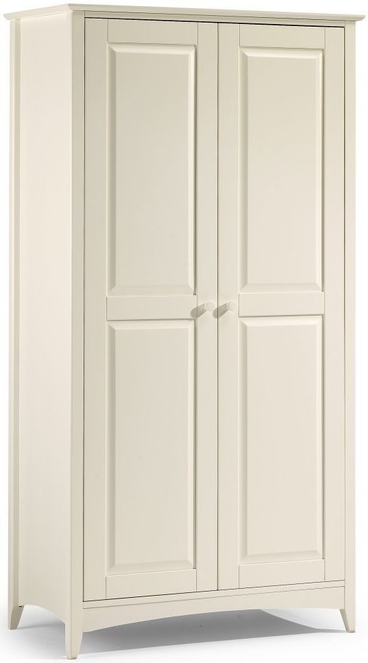 Product photograph of Cameo White Pine 2 Door Wardrobe from Choice Furniture Superstore.