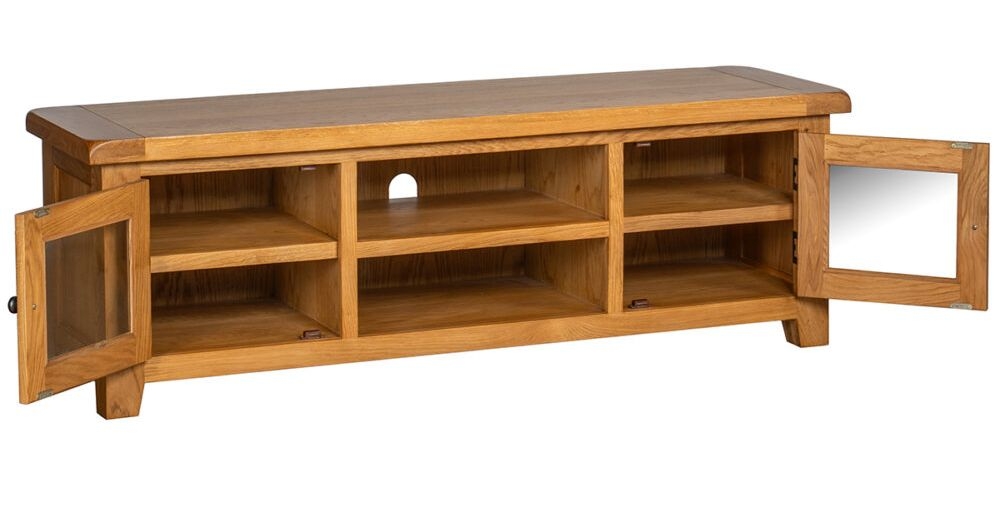 Product photograph of Somer Oak 150cm Tv Unit from Choice Furniture Superstore.