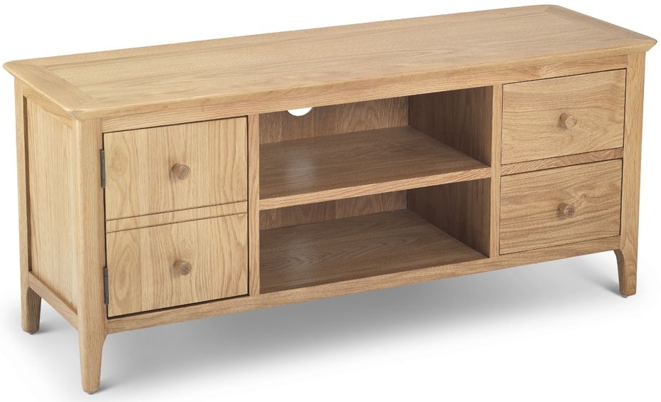 Product photograph of Wadsworth Oak 120cm Tv Unit from Choice Furniture Superstore.