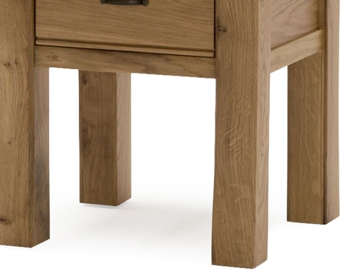 Product photograph of Vida Living Breeze Oak End Table from Choice Furniture Superstore.