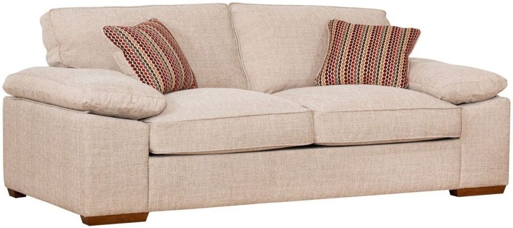Product photograph of Buoyant Dexter 3 Seater Fabric Sofa - Comes In Beige Coffee Graphite Options from Choice Furniture Superstore.