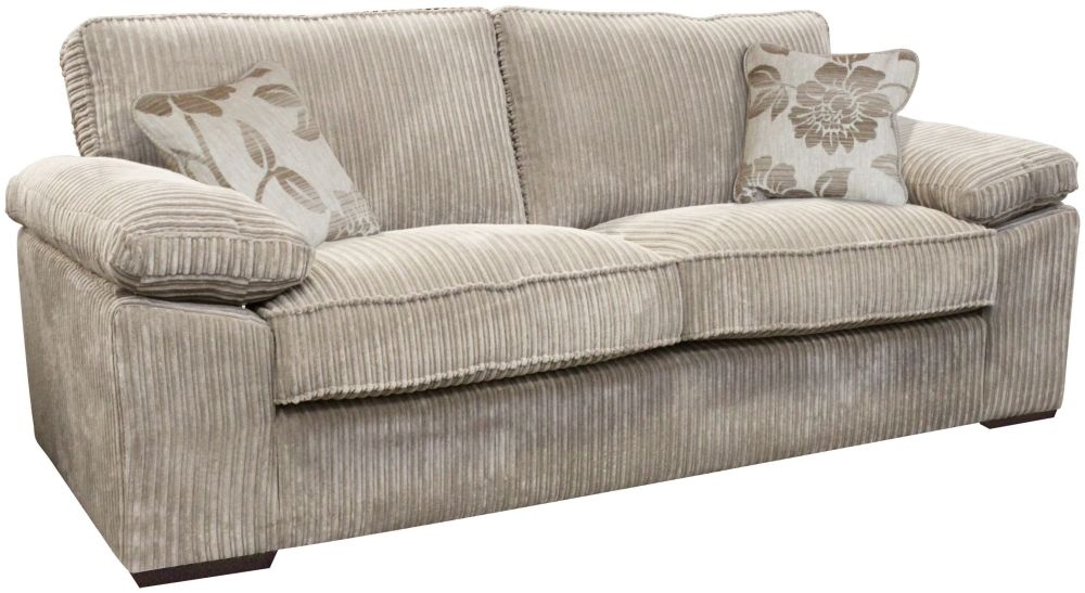 Product photograph of Buoyant Dexter 3 Seater Fabric Sofa - Comes In Beige Coffee Graphite Options from Choice Furniture Superstore.