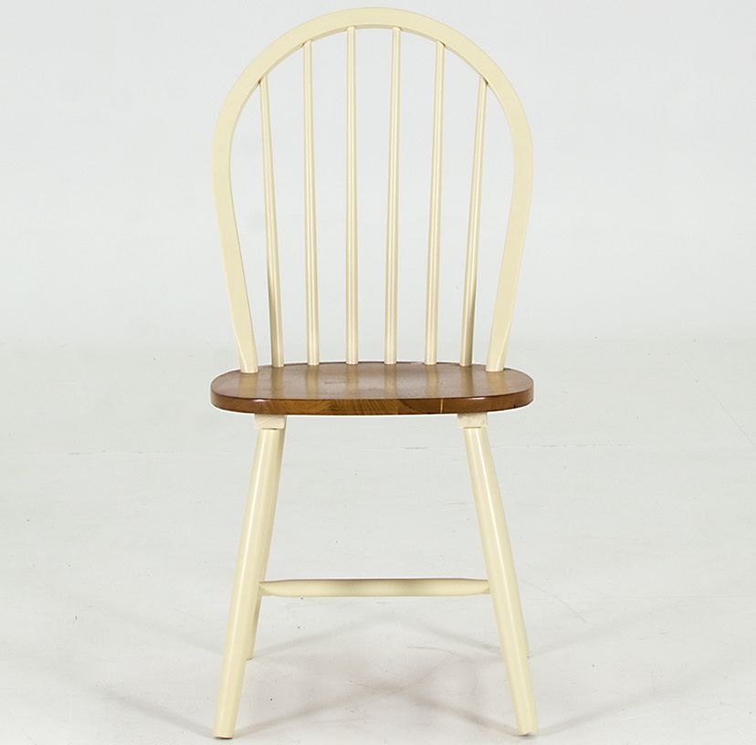 Product photograph of Vida Living Windsor Spindle Back Buttermilk Dining Chair Sold In Pairs from Choice Furniture Superstore.