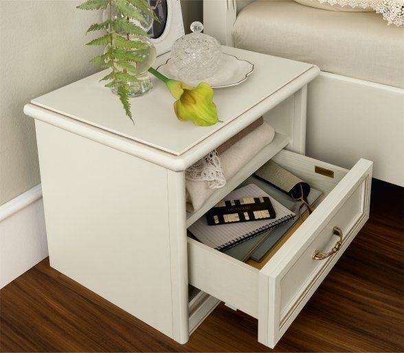 Product photograph of Camel Nostalgia Ricordi Italian 1 Drawer Bedside Cabinet from Choice Furniture Superstore.