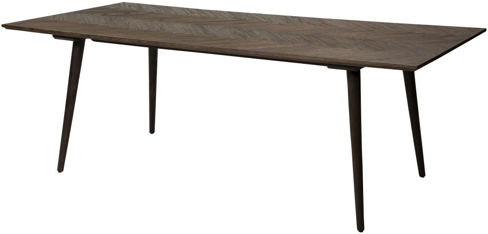 Product photograph of Dan Form Diamond Reclaimed Elm 220cm Rectangular Dining Table from Choice Furniture Superstore.