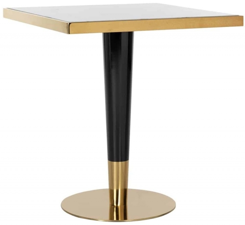 Product photograph of Osteria Faux Marble Square Bar Table from Choice Furniture Superstore.