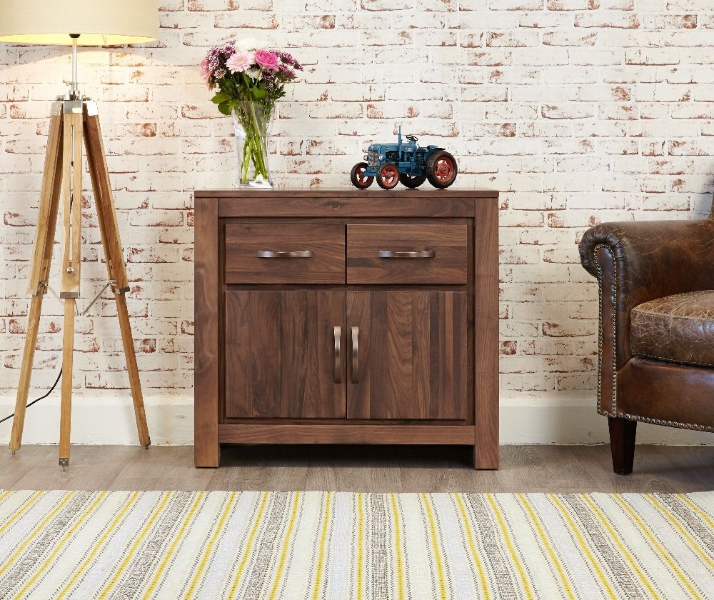 Product photograph of Mayan Walnut Small Sideboard from Choice Furniture Superstore.