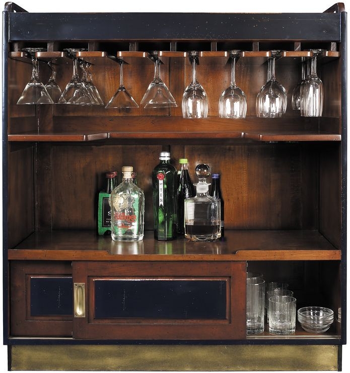 Product photograph of Authentic Models Black Casablanca Bar from Choice Furniture Superstore.