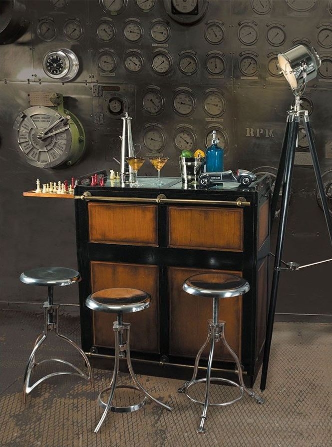 Product photograph of Authentic Models Black Casablanca Bar from Choice Furniture Superstore.