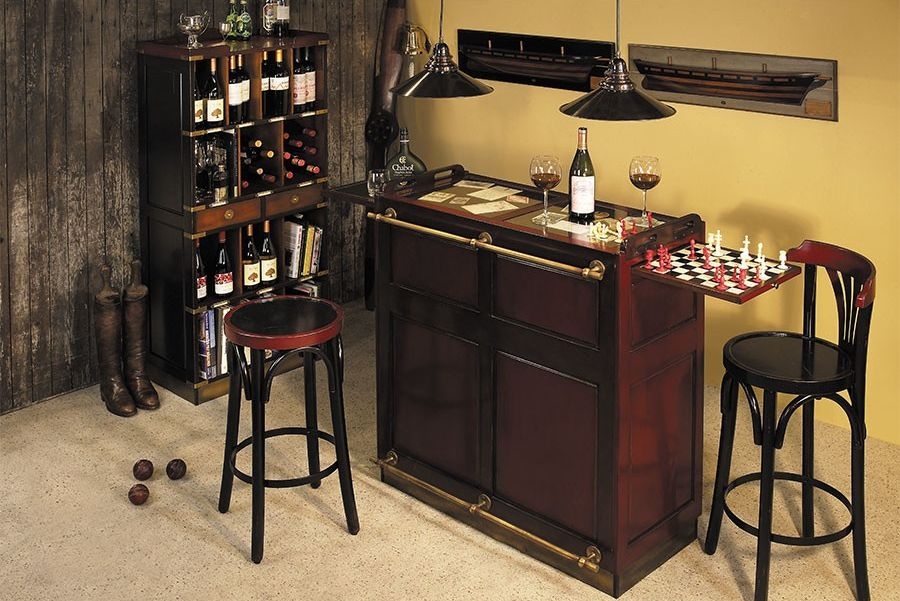 Product photograph of Authentic Models Black Casablanca Bar from Choice Furniture Superstore.