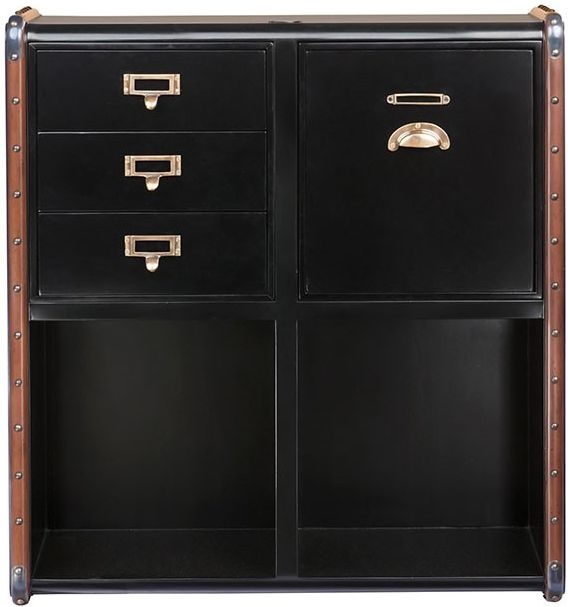 Product photograph of Authentic Models Endless Regency 1 Drawer Black Insert Box - Mf238 from Choice Furniture Superstore.