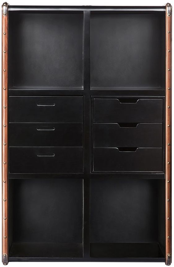 Product photograph of Authentic Models Endless Regency 3 Drawer Black Insert Box - Mf242 from Choice Furniture Superstore.