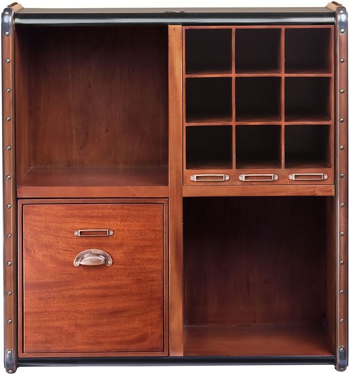 Product photograph of Authentic Models Endless Regency 4 Honey Interior Shelf Unit - Mf230 from Choice Furniture Superstore.