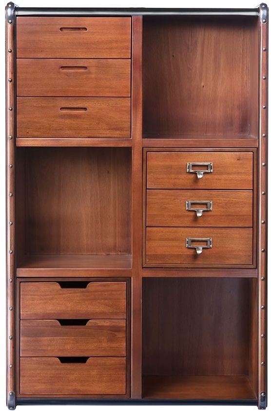 Product photograph of Authentic Models Endless Regency 6 Honey Interior Shelf Unit - Mf232 from Choice Furniture Superstore.