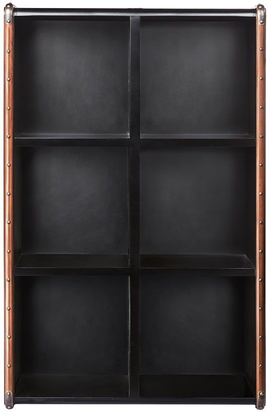 Product photograph of Authentic Models Endless Regency 6 Black Interior Shelf Unit - Mf231 from Choice Furniture Superstore.