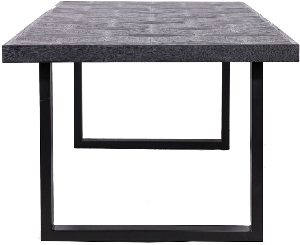 Product photograph of Blax Black Oak 230cm Dining Table from Choice Furniture Superstore.